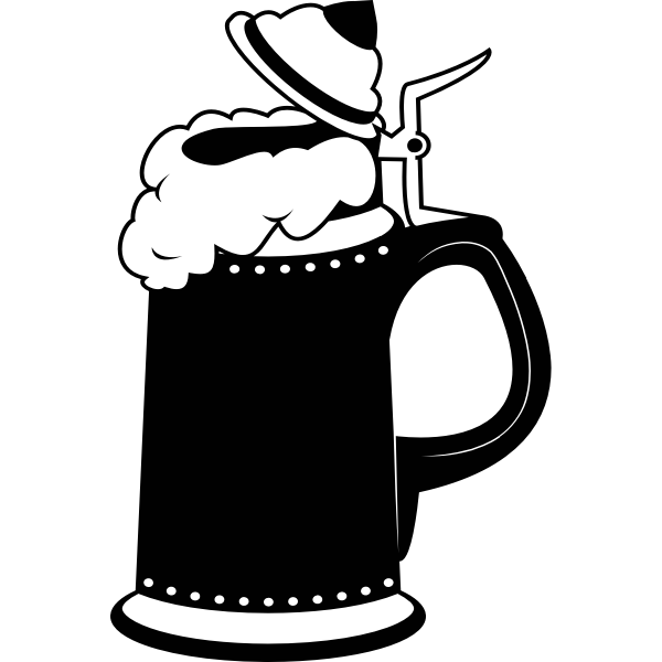 Oktoberfest stein Free SVG