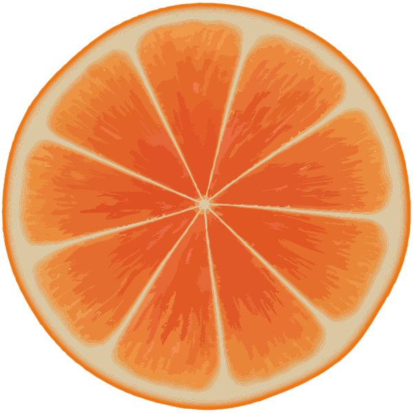 Orange Slice 3 Free SVG