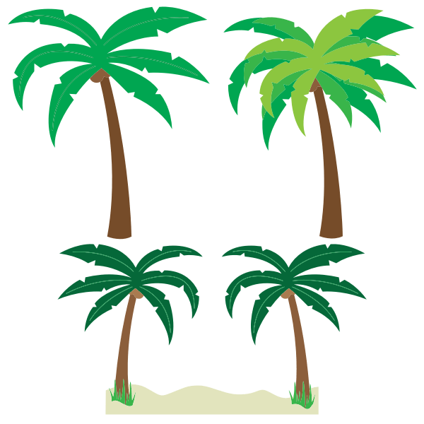 Palm Tree Clip Art SVG