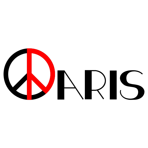 Peace for Paris Free SVG