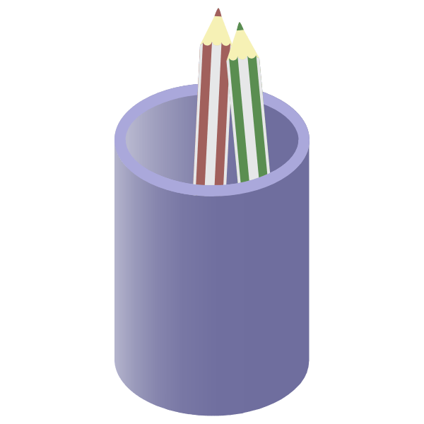 Pen stand Free SVG