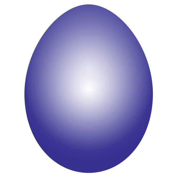 Purple Easter Egg Free SVG