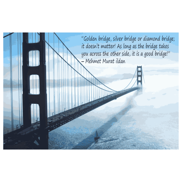 Quotation Bridge Free SVG