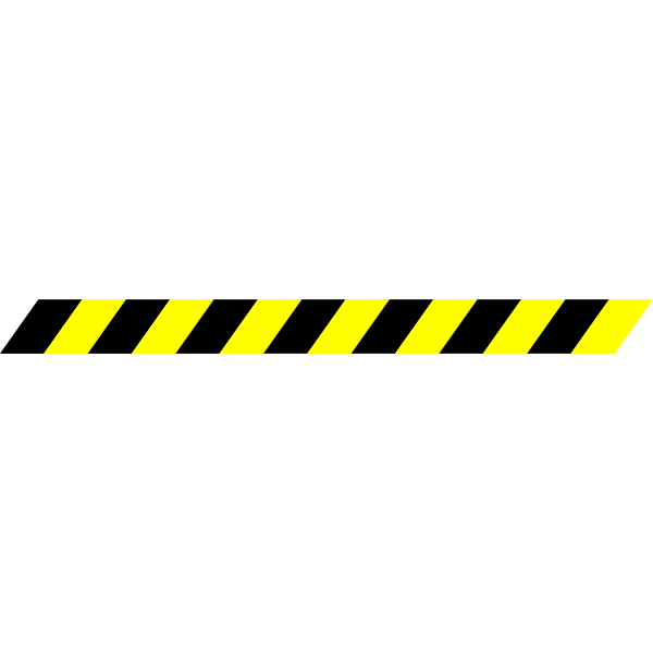 Warning Stripe Vector Clip Art Free SVG