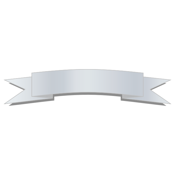 Silver banner Free SVG
