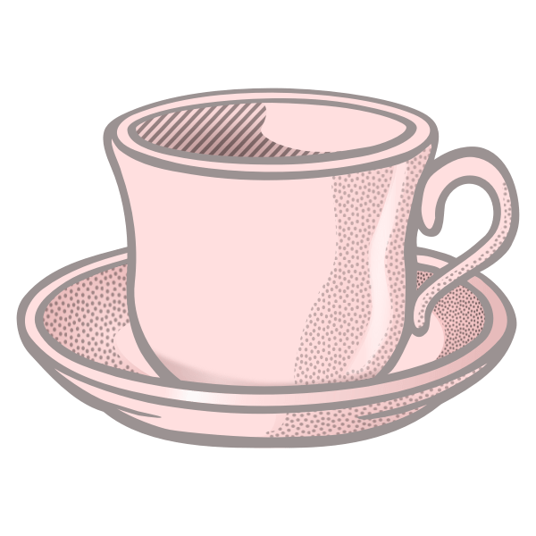 Pink Tea Cup Clip Art
