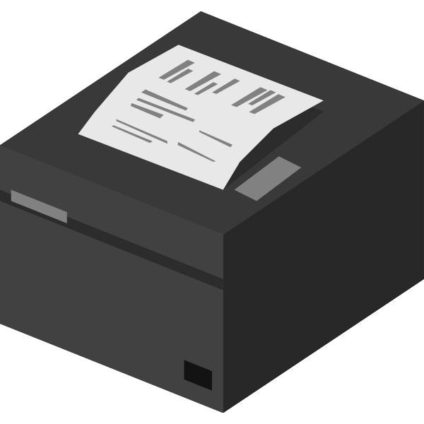 Thermal Printer Free SVG