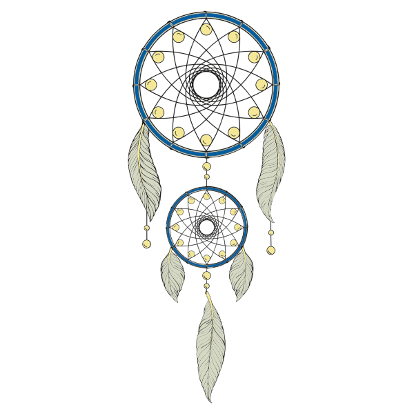 Traditional dreamcatcher Free SVG