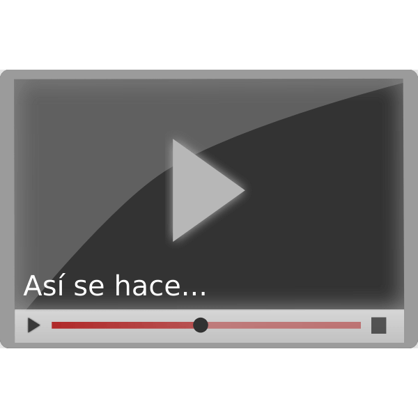 Video tape image Free SVG