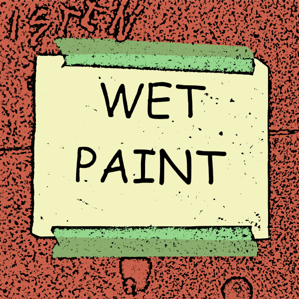 Wet Paint Sign Spanish