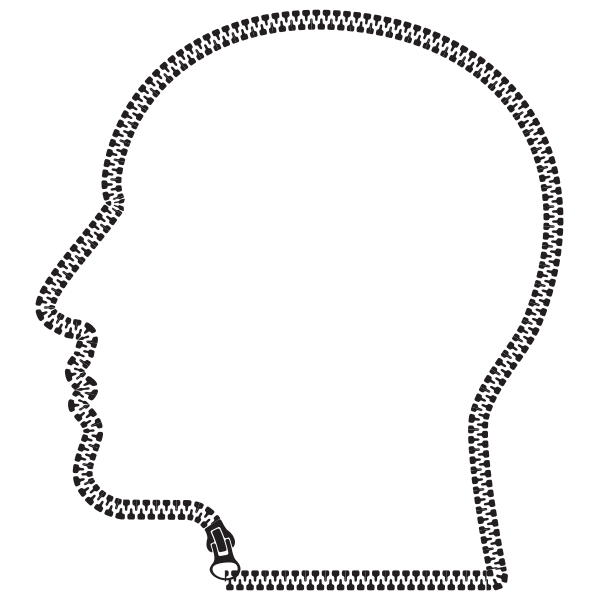 Zipper head Free SVG