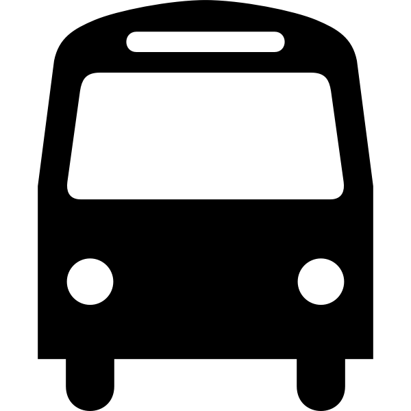 Bus station sign vector illustration Free SVG