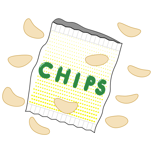 Bag of chips Free SVG