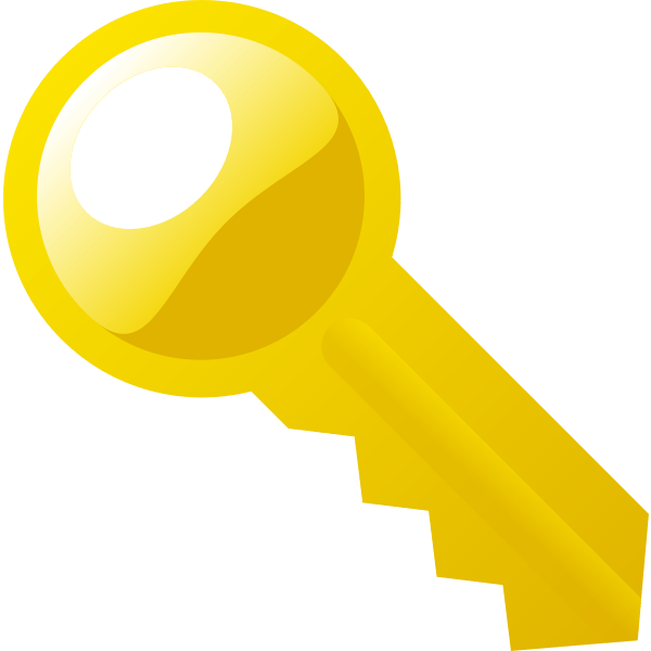 Key vector icon Free SVG