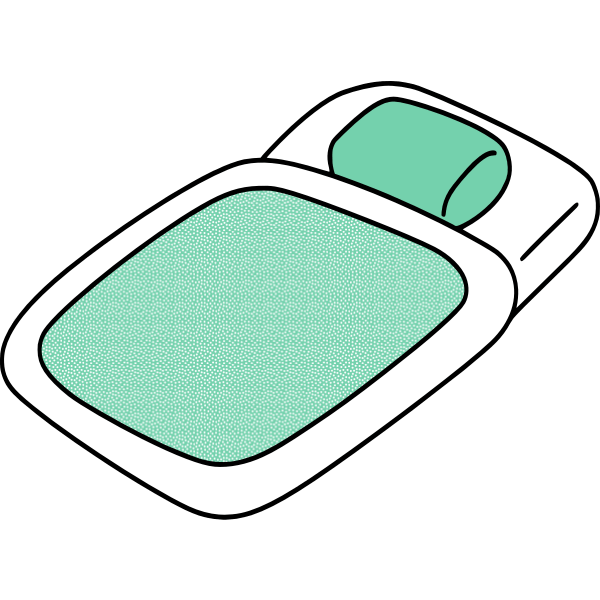 Basic futon Free SVG