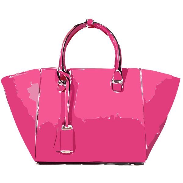 big pink bag Free SVG