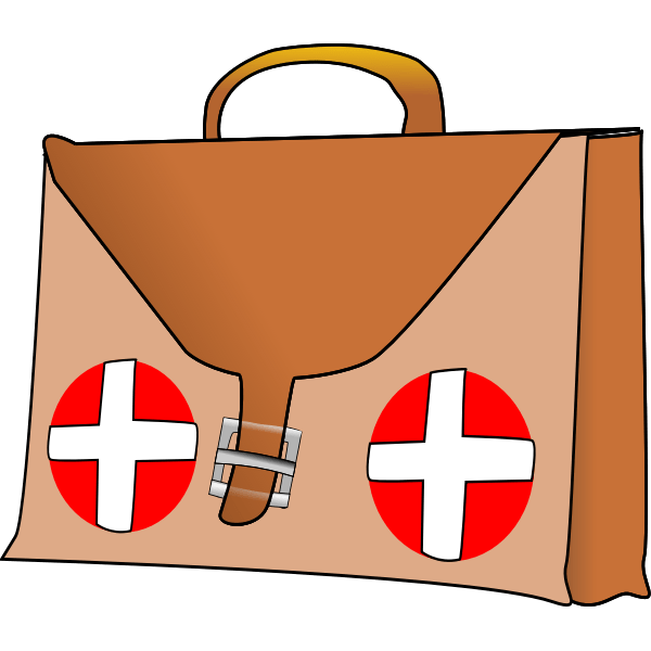 Medical kit vector graphics Free SVG