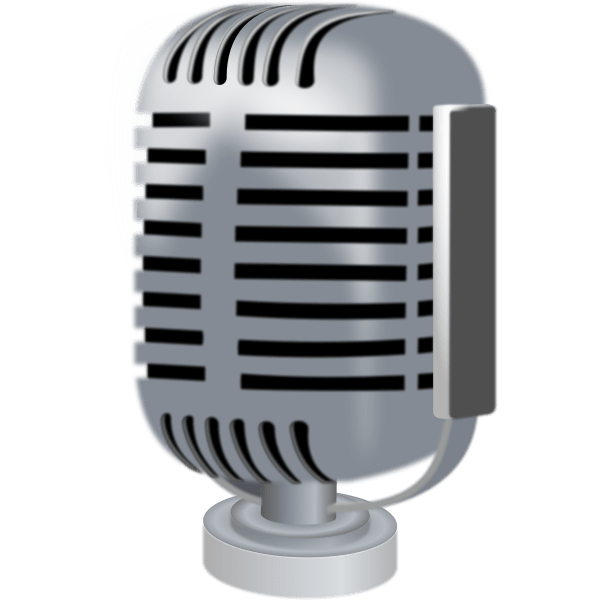 Microphone vector clip art Free SVG