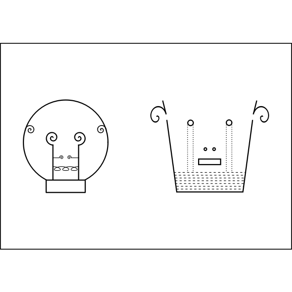 Bucket and serchlight theories of mind Free SVG