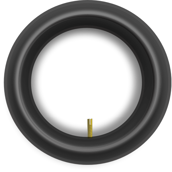 Tire inner tube vector image Free SVG