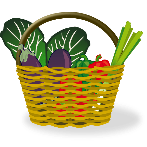 Shopping basket vector illustration Free SVG