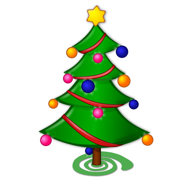 Christmas tree symbol Free SVG