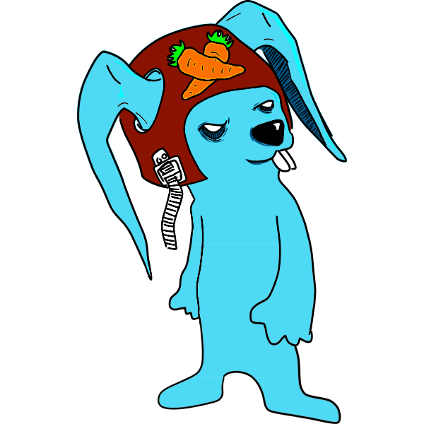 Rabbit symbol Free SVG