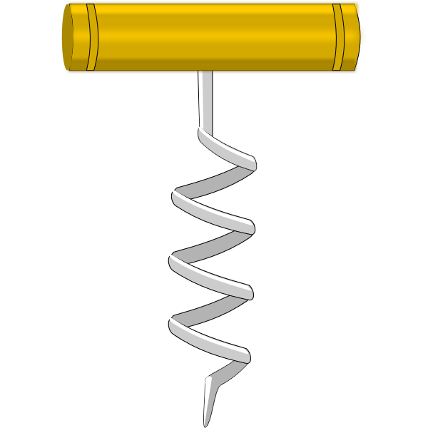 Corkscrew image Free SVG