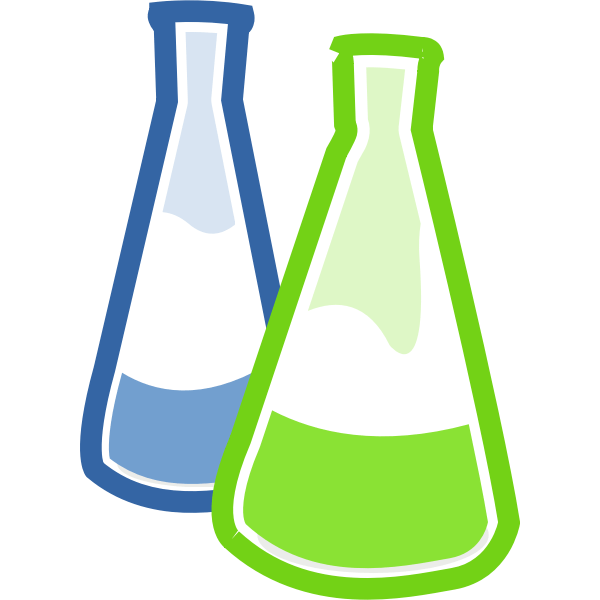 Chemical Flasks Free SVG
