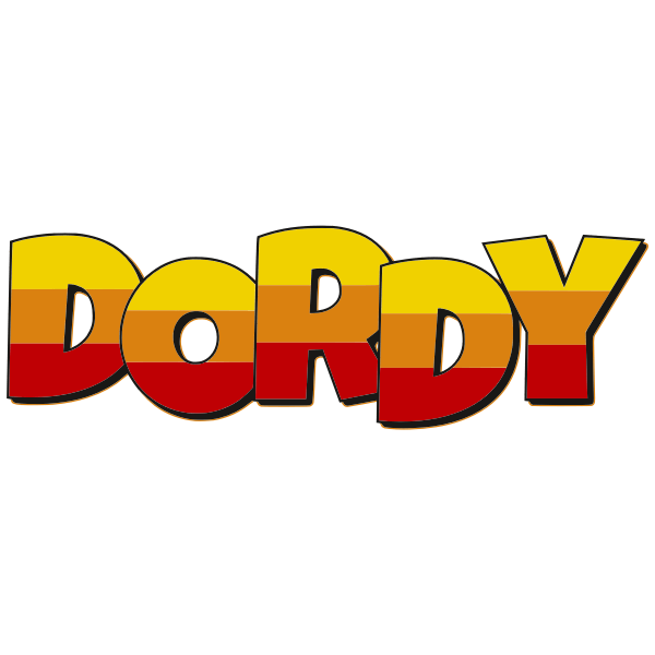 Dordy text (6) Free SVG
