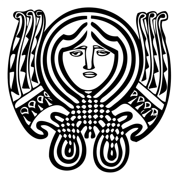 Art nouveau ornament symbol Free SVG