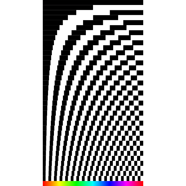 Abstract black and white stripes Free SVG