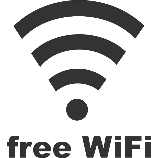 Free wifi sign sticker vector image Free SVG