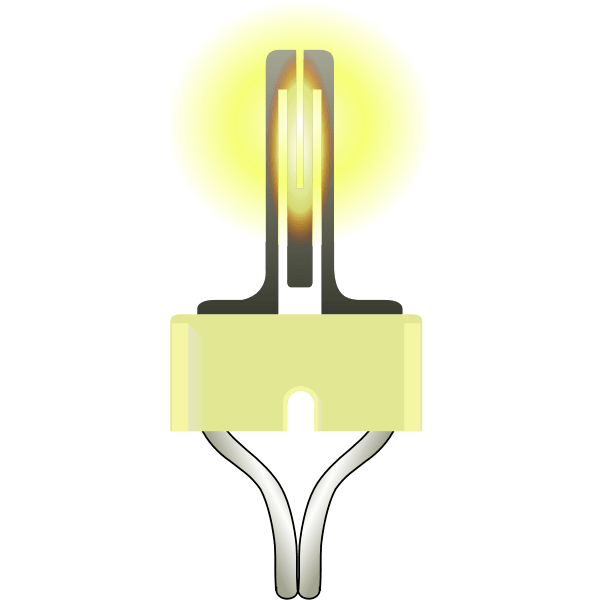 Hot surface igniter vector illustration Free SVG