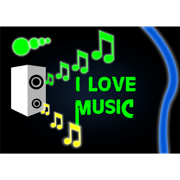 I love music Free SVG