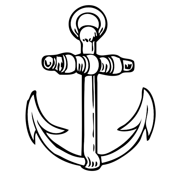 Anchor drawing Free SVG