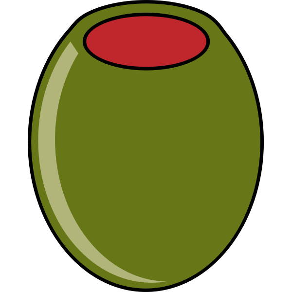 Green olive vector Free SVG