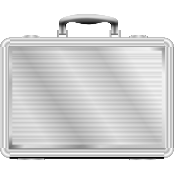 Metal briefcase Free SVG