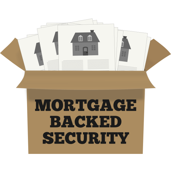 Mortgage backed security sign vector illustration Free SVG