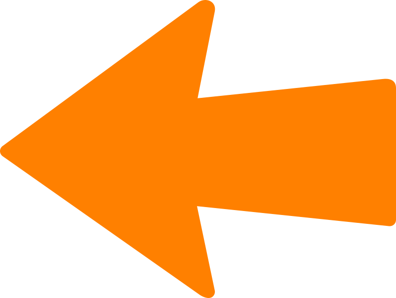 Orange arrow Free SVG