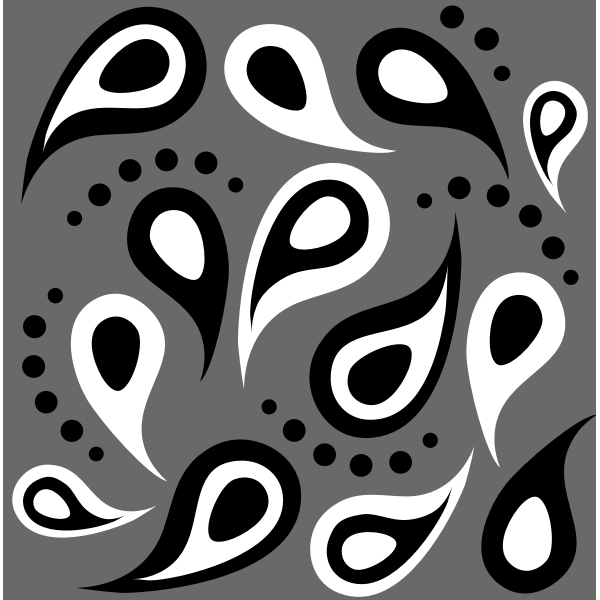 Paisley Simple Vector Pattern Free SVG
