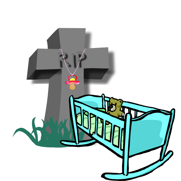 Sudden infant death syndrome Free SVG