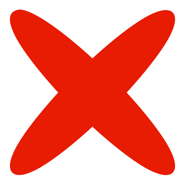 Red X Button Png