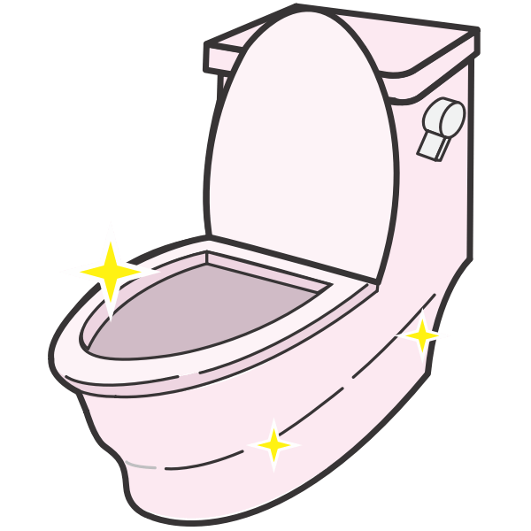 Toilet bowl (2) Free SVG