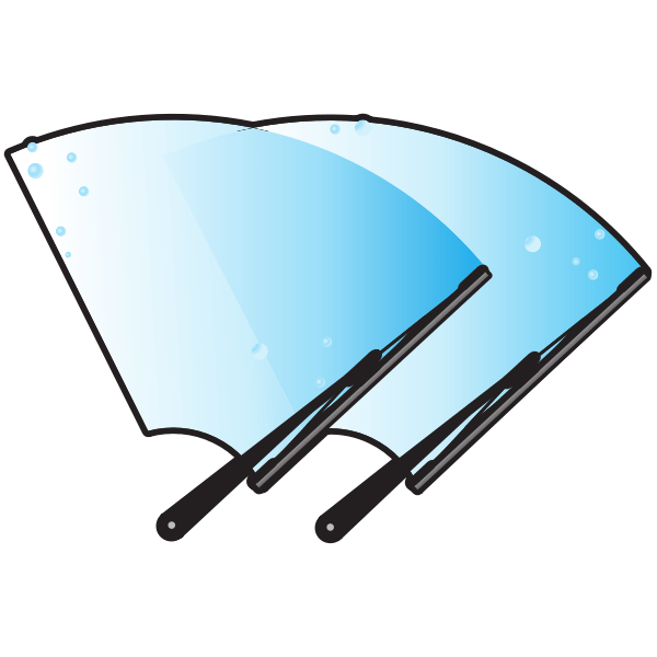 Car windscreen wipers Free SVG