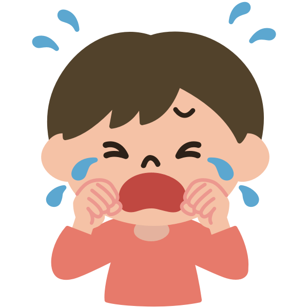 Crying male Free SVG