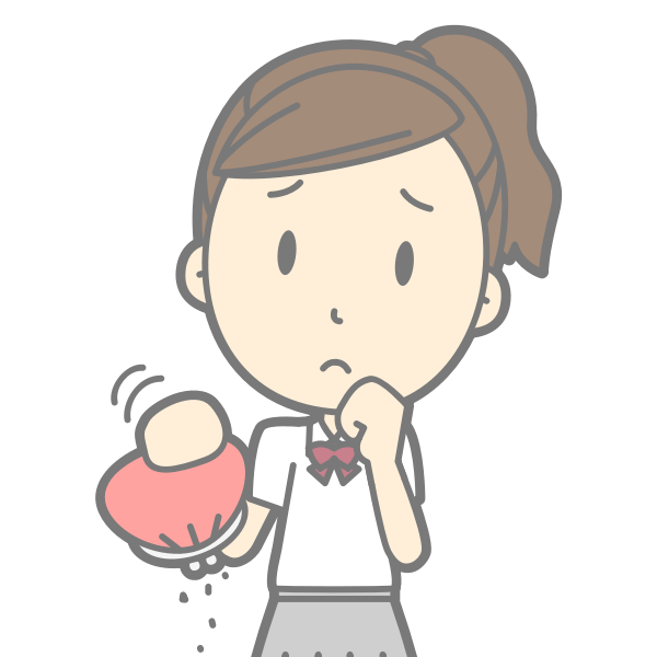 Cartoon poor girl Free SVG