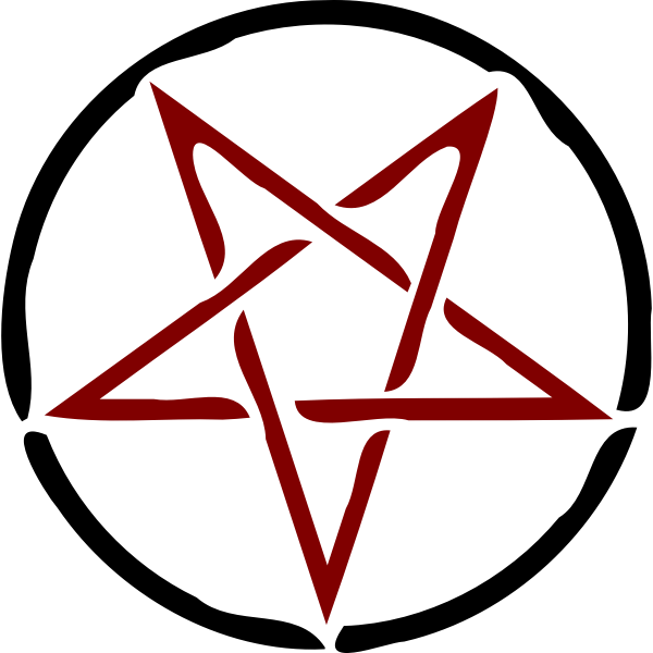 Pentagram star symbol Free SVG