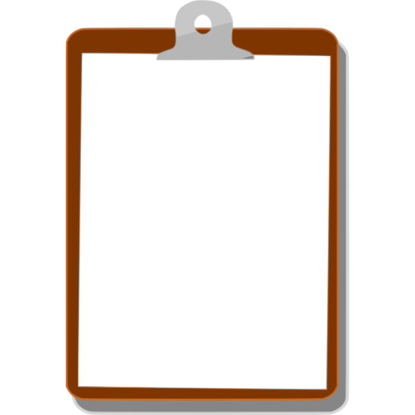 Clipboard Vector Clip Art Free SVG