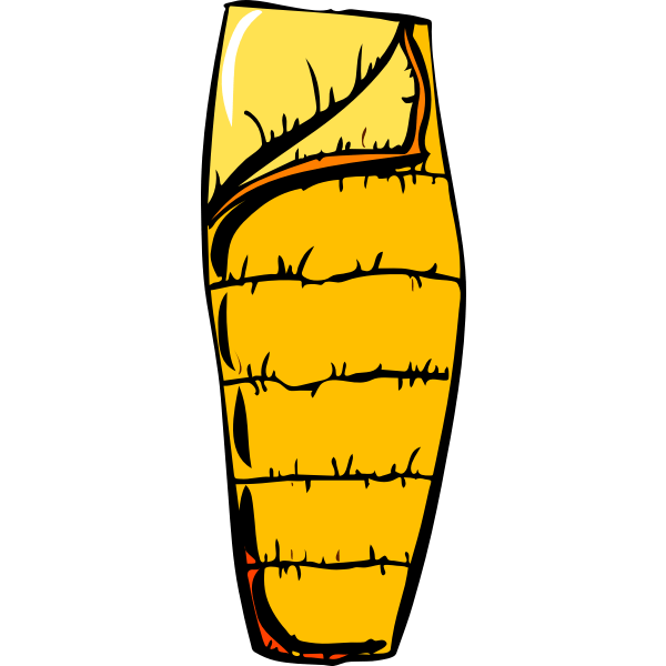 Sleeping bag vector image Free SVG